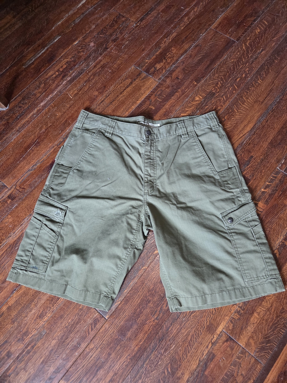 Carhartt Men's Olive Utility Cargo Shorts
